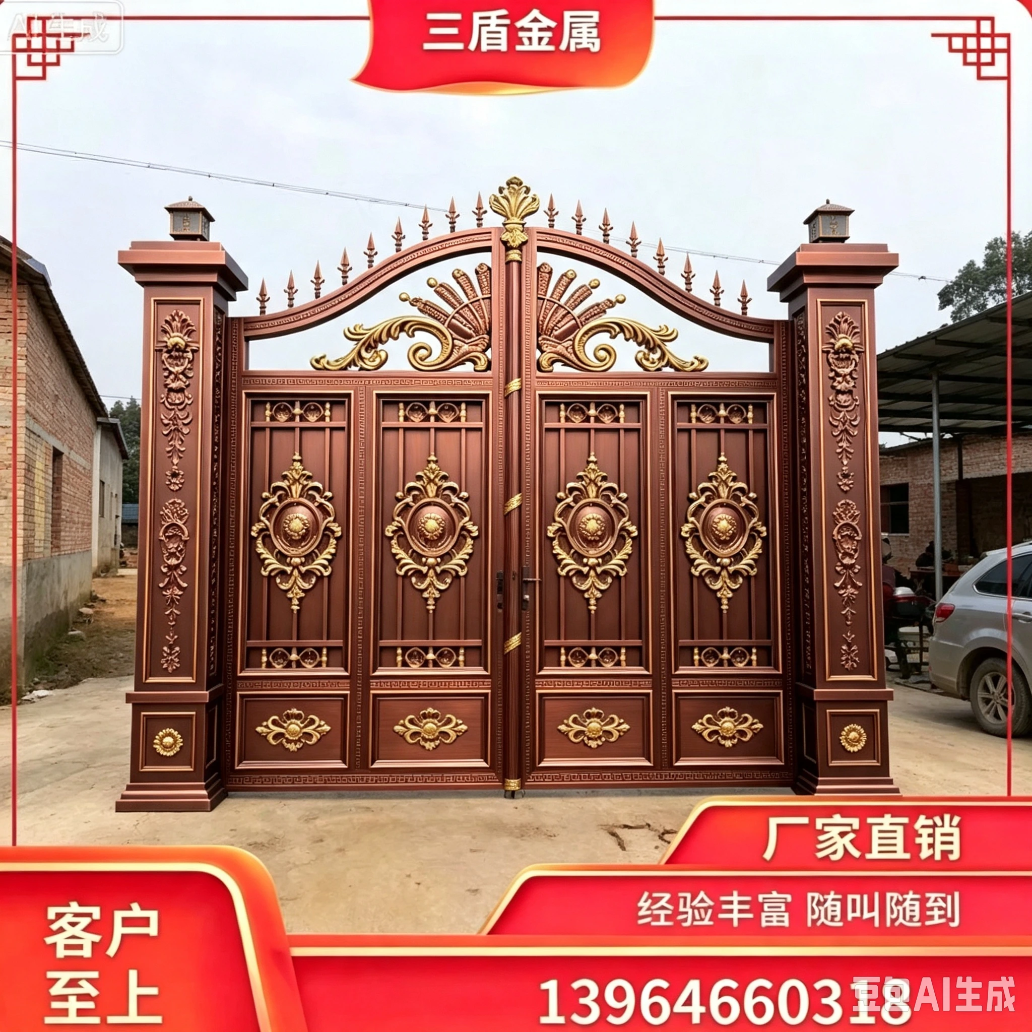 黄石铝艺大门