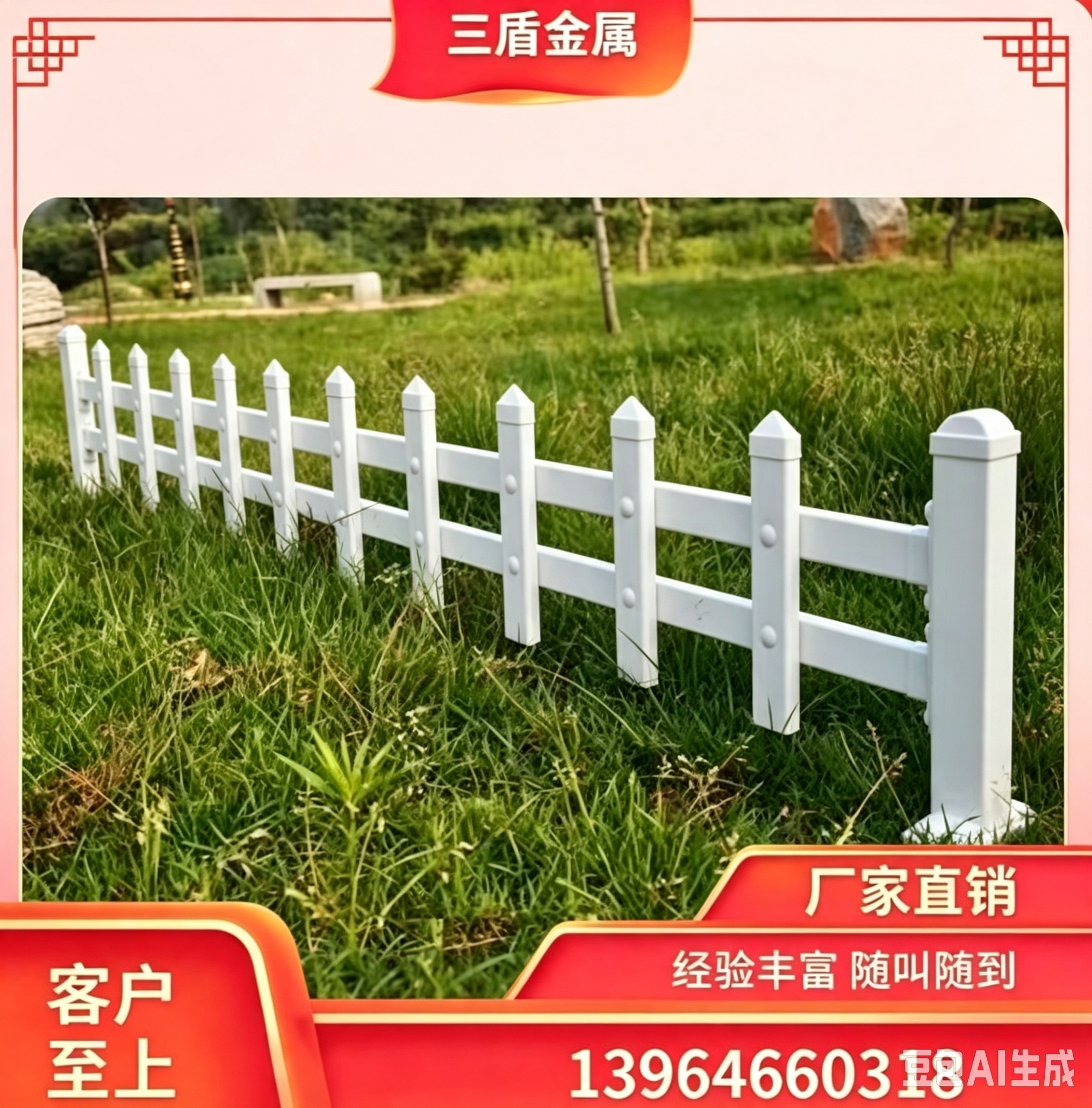 黄石草坪护栏