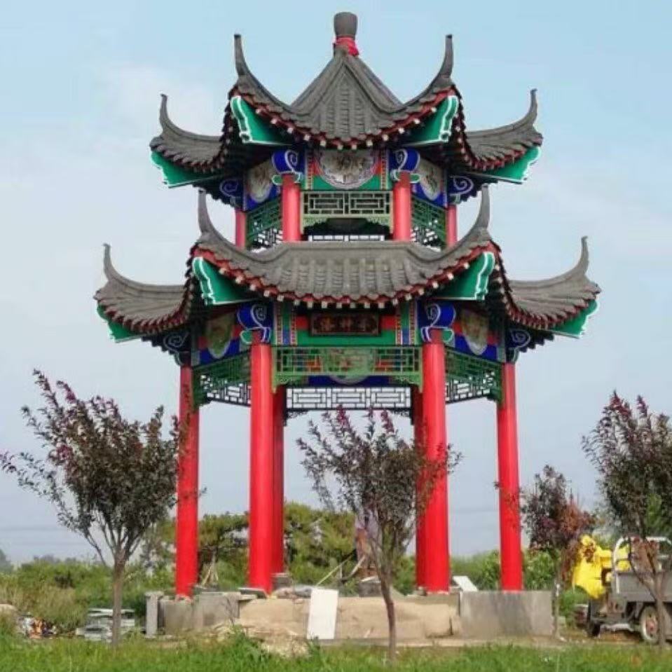 济南古建六角凉亭