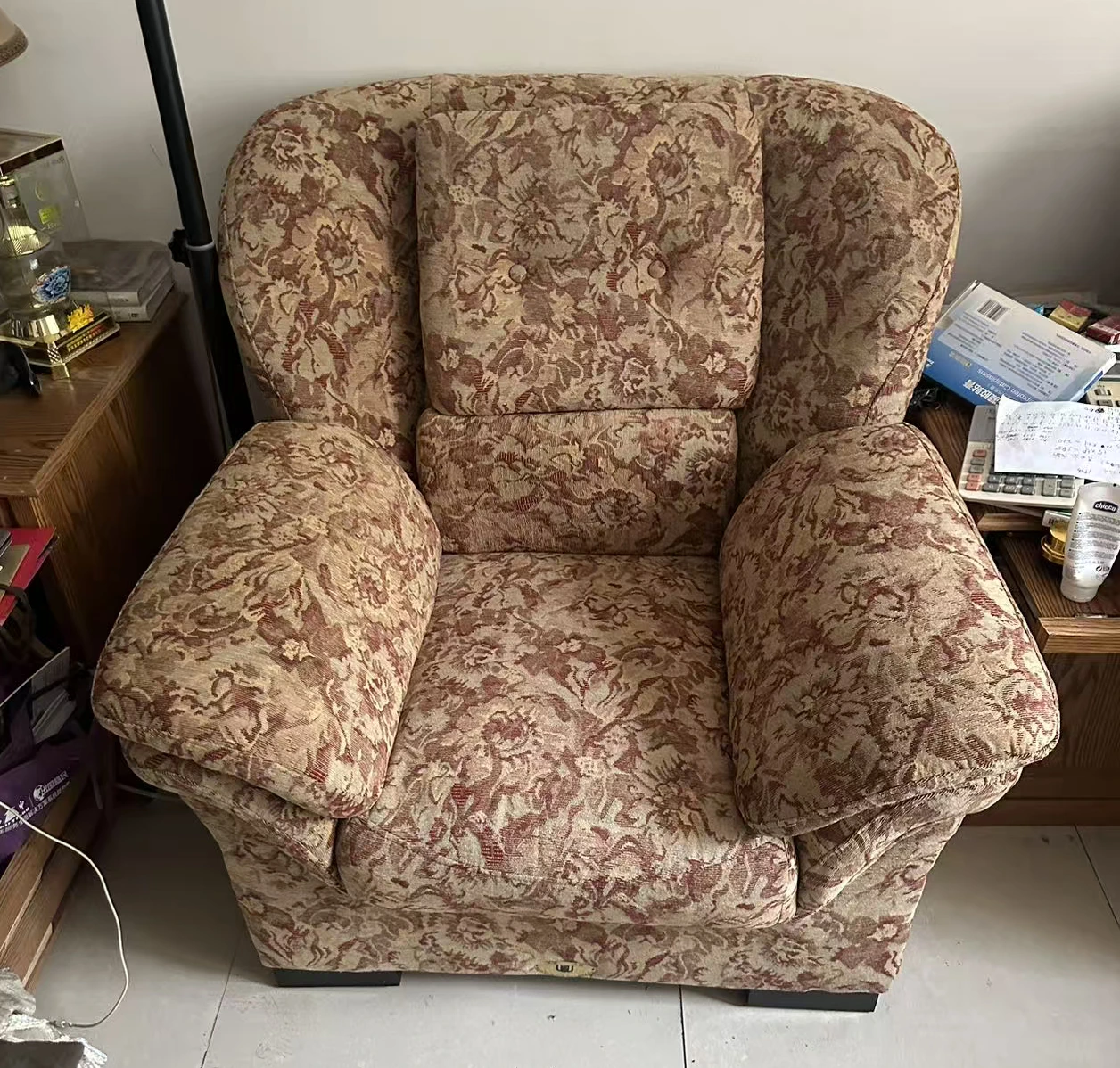 布沙发翻新